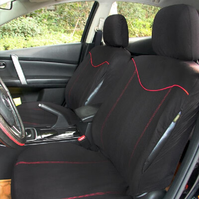 

TIROL Car Seat Cover Auto Interior Accessories Universal Styling Car Cover Black Red