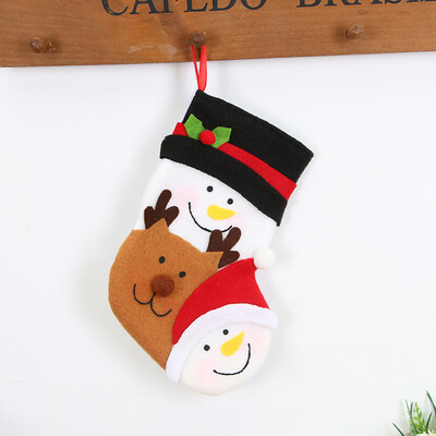 

Tailored Christmas gifts Candy Beads Christmas Santa Claus Snowman Socks Decorations
