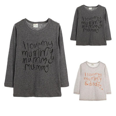 

Baby Boy Girls T-shirt Top Long Sleeve Pullover T-shirt Top Blouse Shirt 1-6Year