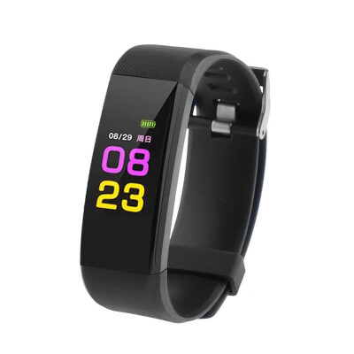 

Color LCD Screen ID115 Plus Smart Bracelet Fitness Tracker Heart Rate Blood