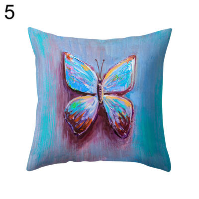 

Multicolor Butterfly Throw Pillow Protector Case Cushion Cover Bedding Articles