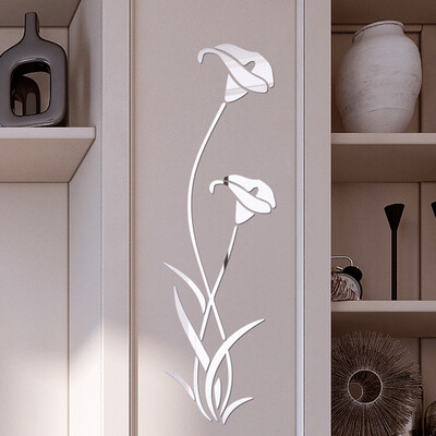 

〖Follure〗3D Diy Flower Shape Acrylic Wall Sticker Modern Stickers Decoration