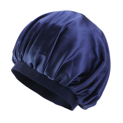 

Fashion Women Wide Band Silk Turban Bonnet Satin Headwrap Hair Loss Sleep Hat