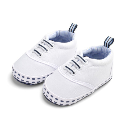 

Baby Boy Shoes Baby Girl Solid Color Elastic Band Cotton Shoes Small Square Printing Baby The First Walker