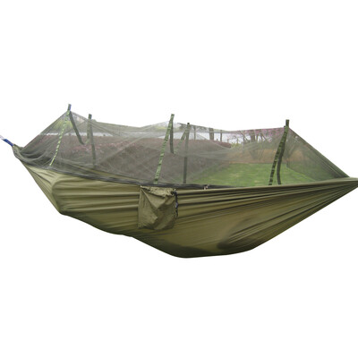 

Portable Travel Camping Outdoor Hammock Hanging Nylon Bed Mosquito Net