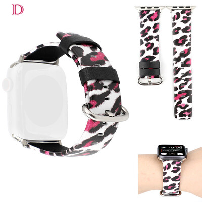 

〖Follure〗Leopard Pattern Printing Replacable Band For Apple Watch Series 4321 4244mm