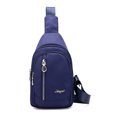 

Waterproof nylon casual breast bag lady slanting canvas single shoulder bag sport bag travel bag tide
