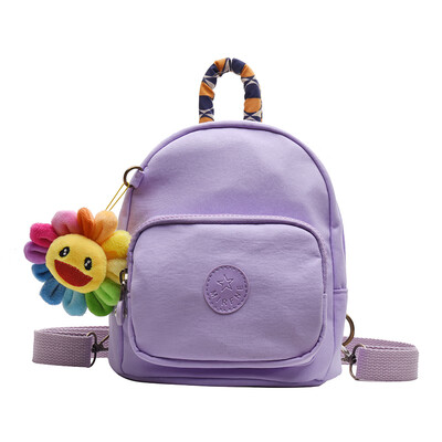 

New nylon cloth mini-shoulder bag with ladiesstraddles on a multi-purpose backpack for teenage girls