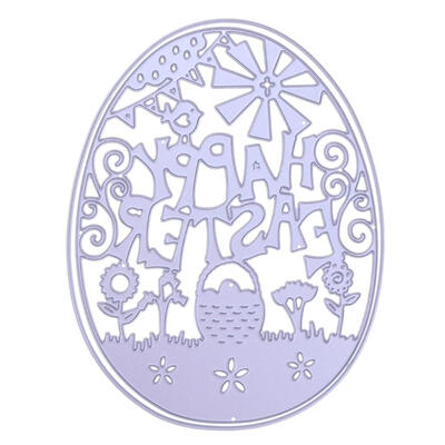 

Metal Easter Egg Cutting Dies Scrapbooking Stencils Template for DIY Album