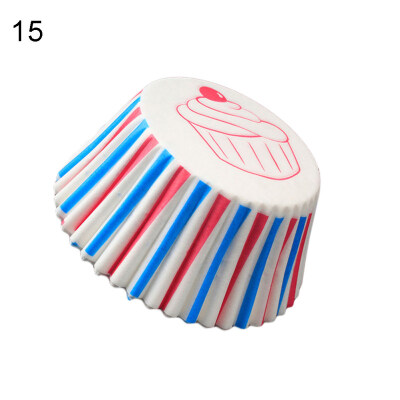 

100Pcs Lovely Cupcake Cake Paper Cup Baking Chocolate Glutinous Rice Tray Decor