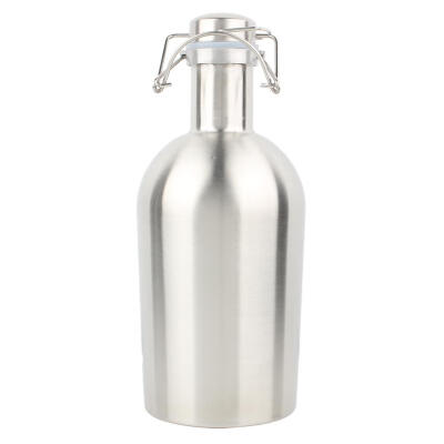 

Greensen 2L Portable Stainless Steel Swing Cover Beer Keg Barrel Liquor Bottle Wine Pot with Sealing Lid