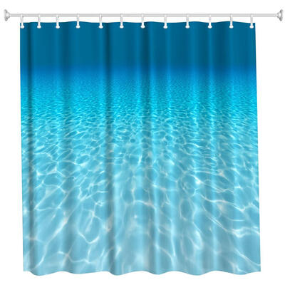 

Water-Proof Polyester 3D Printing Bathroom Shower Curtain