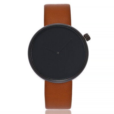 

Women Watches Minimalism Dial Ladies Fashion Quartz Wristwatch Solid Color Leather Strap Clock Casual Gift Montre Femme