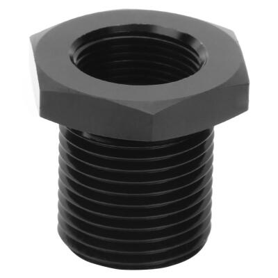 

Universal Aluminum Alloy Automotive Car Threaded Oil Filter Adapter Black