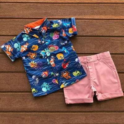 

Infant Baby Boys Kids Summer Clothes Tee T-shirt Tops Shorts Pants Outfits Set