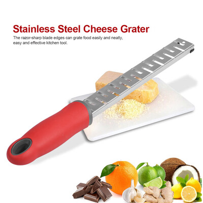 

Stainless Steel Lemon Zester Cheese Grater Fruit Vegetable Shredders Slicer Kitchen Tools Cheese Zester Lemon Grater