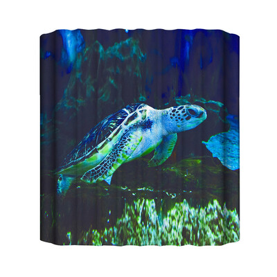 

Toponeto New Waterproof Shower Curtain with 12 Hooks 3D Printed Bathroom Polyester