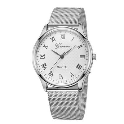 

Stainless Steel Fashion Alloy Belt Mesh Watch Unisex womens watches Minimalist Style Quartz Watch relogio feminino saat