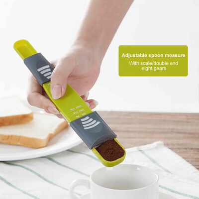 

Salt Milk Powder Double End Eight Stalls Scales Measuring Spoon Kitchen Tool