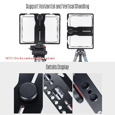 

Ulanzi U-PAD Metal Video Cage Mount Vlog Filmmaking Rig for iPad 79-97inch Size with Cold Shoe Mounts for Microphone LED Video