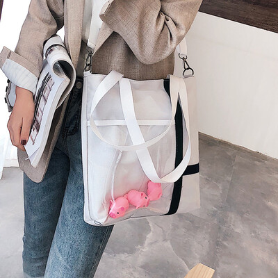 

Japanese canvas bag female new 2019 students Korean version of the Sen shoulder bag large capacity wild ins leisure bag