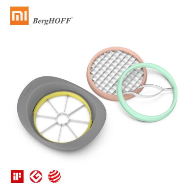 

Xiaomi BergHoff Fruit Cutter 3 in 1 Kitchen Cooking Cutting Tools Kitchen Accessories Slicer Peeler With 3 Blades For Potato Apple