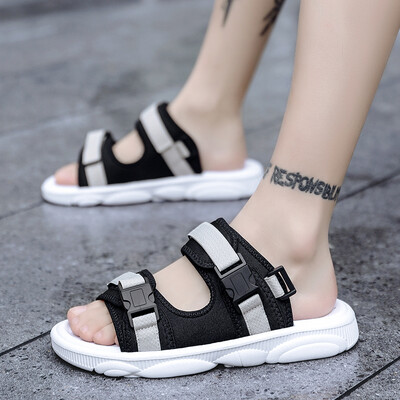 

Summer sandals mens slippers beach shoes summer new bears personality driving outdoor mens sandals