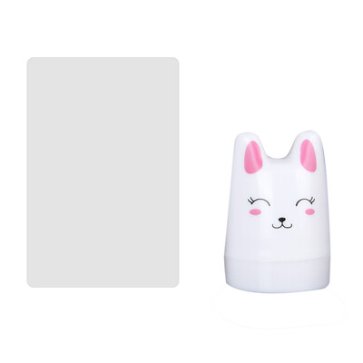 

Nail Art White Stamp Bunny Rabbit Stamper Cute Silicone Head Printing Tools