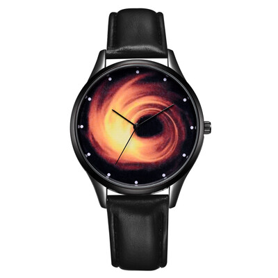 

New fashion Korean black hole watch female net red with the business quartz student table