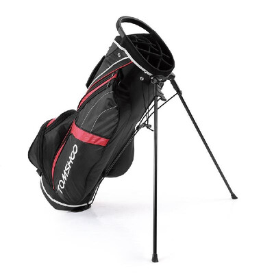 

TOMSHOO Lightweight Golf Stand Bag Cart Bag 14 Way Full Length Individual Divider Top Golf Bag Golf Club Organizer Bag