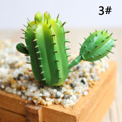 

Artificial Plastic Fake Succulent Plant Cactus Echeveria Flower Home Office DIY