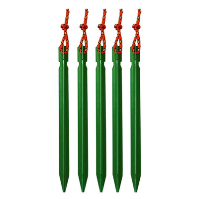 

5pcs Triangular Nails Outdoor Camping Trip Tent Peg Ground Beach Hook Stakes