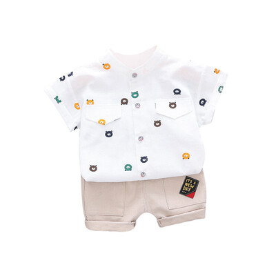 

Kozart Children Casual Outfits Set Summer Boy Clothes Set T-shirtShorts Casual Outfits Kids Boy Clothes Sets