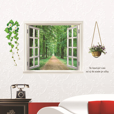 

〖Follure〗3D Landscape Wall Stickers Bedroom Living Room Background Stickers