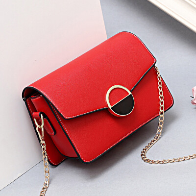 

Korean version of the small square package Korean version of the round lock small bag chain slung shoulder bag