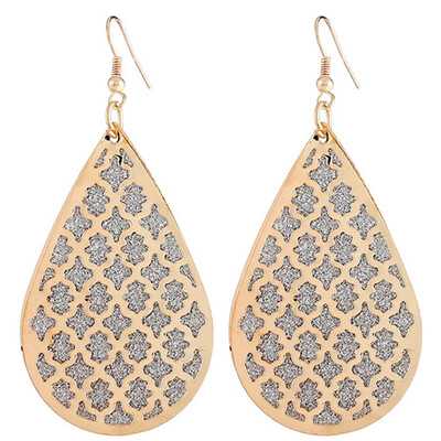 

New Fashion Geometric Hollow Butterfly Metal Matte Dangle Earrings For Women Jewelry Accessories Gold Earrings