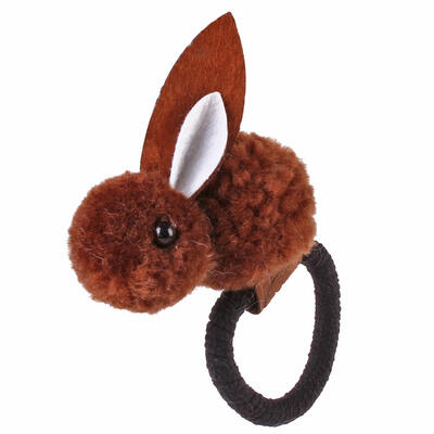 

Cute Rabbit Elastic Hair Bands Felt 3D Plush Children Girls Headband Decor