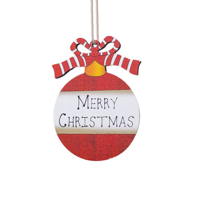 

Tailored Home Decor Gifts Wooden Pendant Christmas Tree Ornament Party Hanging Decor