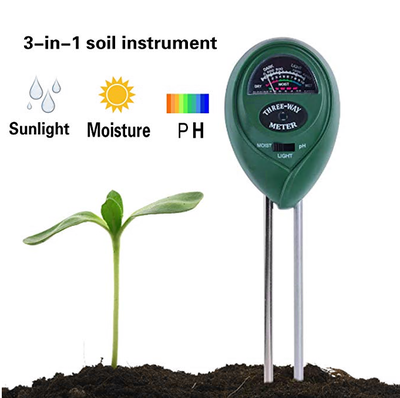 

Three-in-one Soil Tester HygrometerGarden Lawn Farm Measuring pHLight Suitable for Home Indoor&Outdoor Humidity&pH