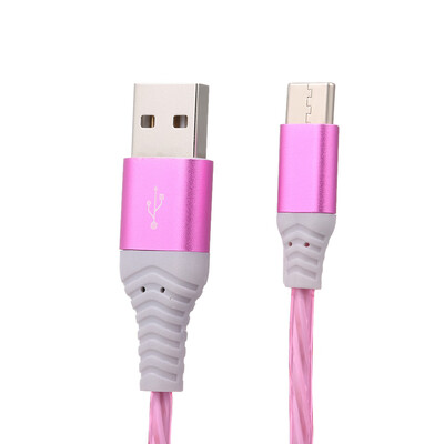

USB Cable for Huawei P20 P30 Xiaomi Mobile Phone Type C Fast Charging Cable Streamer Data Line Magic light Charging Cable