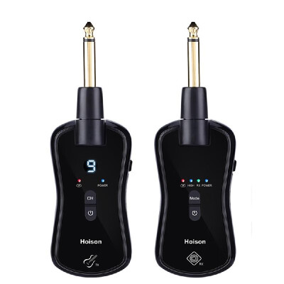 

HOISON S8 Wireless Guitar System Electric Guitars Transmitter&Receiver Set Built-in Rechargeable Battery 30M Transmission Rang