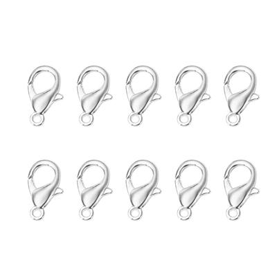 

200pcs Lobster Clasps Clips Metal Key Chain Hook DIY Bag Keyring Jewelry
