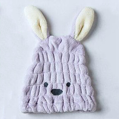 

Long Ear Rabbit Strong Absorbing Drying Velvet Ultra-Soft Hair Dry Hat Towels