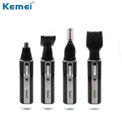 

Kemei 4 in 1 Men hair trimmer Electric Nose Ear Hair Trimmer clipper Rechargeable beard Eyebrow Shaver razor face hair removal eye