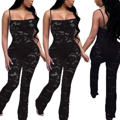 

Women Ladies Clubwear Lace Playsuit Bodycon Party Jumpsuit Romper Trousers