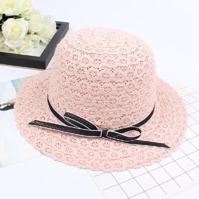 

Summer Fashion Women Straw Floppy Hat Wide Brim Bowknot Foldable Sun Beach Holiday Casual Cap