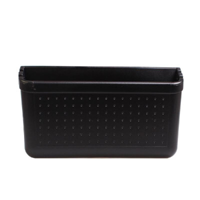 

Car Storage Box Organizer Pocket Console Organizer Storage Holder For Mobile Phone Cigarette Key Coins Black