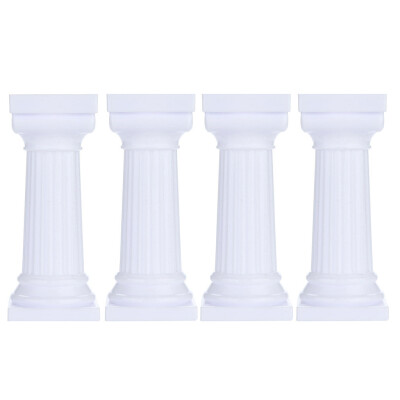 

Siaonvr 4pcs Multi-layered Cake Roman Column Support Stand Decor Pillars Wedding Cake