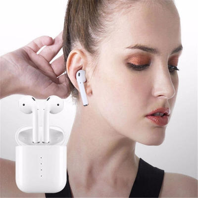 

i10 TWS Mini Double Earbuds Wireless Bluetooth V50 Earphones with Charging Box for IPHONE Smart Phones