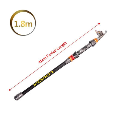 

Lixada Telescopic Fishing Rod&Reel Combo Full Kit Spinning Fishing Reel Gear Organizer Pole Set with 100M Fishing Line Lures H